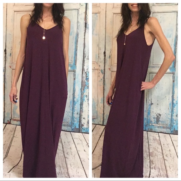 Dresses & Skirts - Dark Plum Maxi Dress
